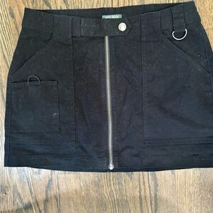 Wild Fable Black Zipper Pencil Skirt